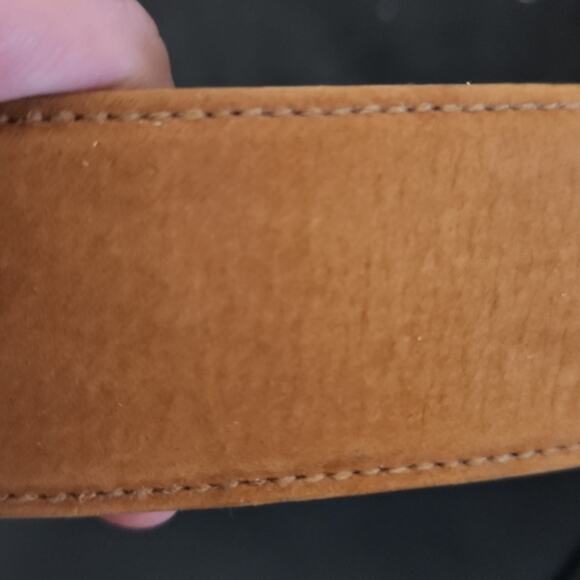 ESCADA MADE IN ITALY LARGE E BELT & BUCKLE SIZE 36 299-730-36 main image 15